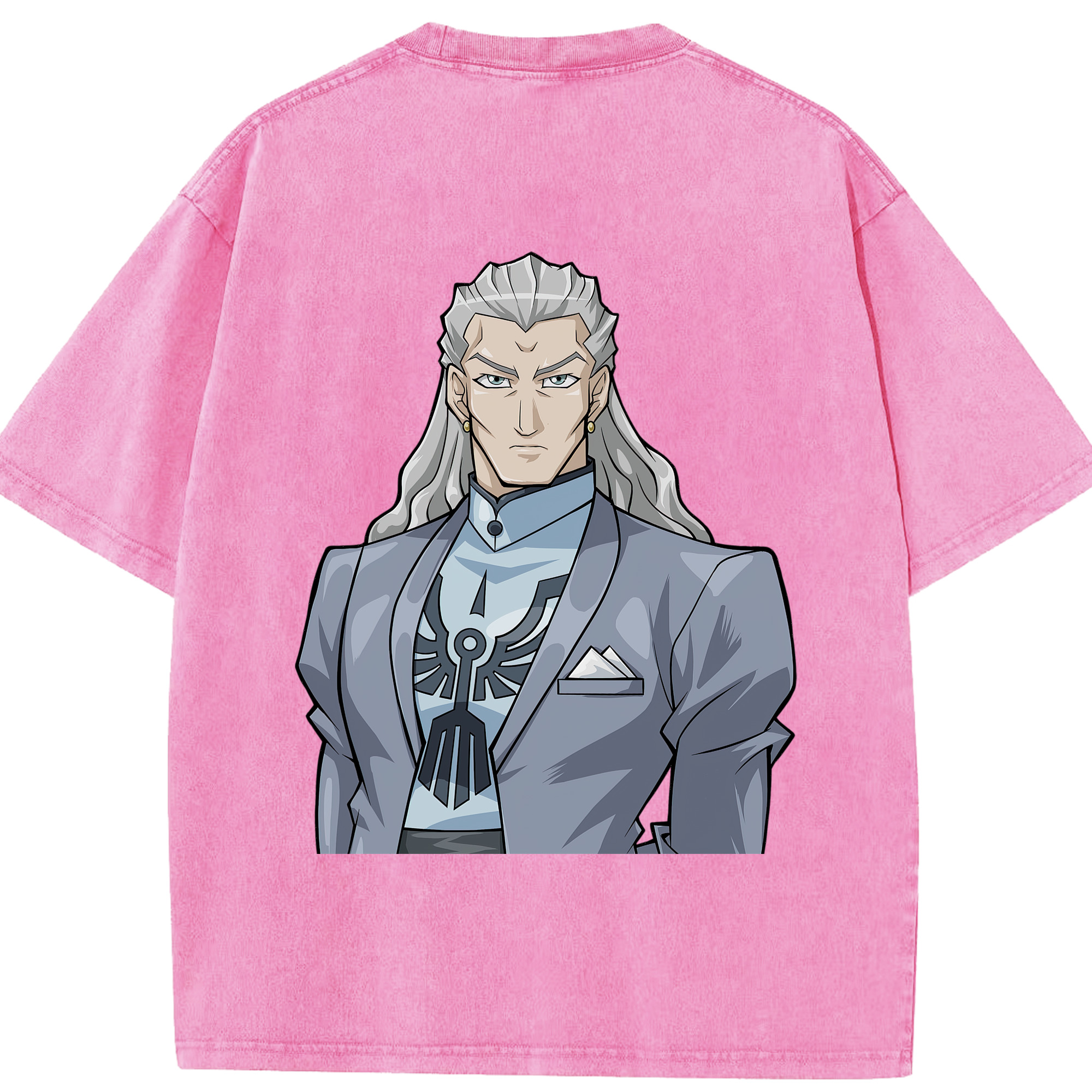（画像用） 遊☆戯☆王 Yu-Gi-Oh! 綿100% ヴィンテージ風 半袖Tシャツ（背面プリント）